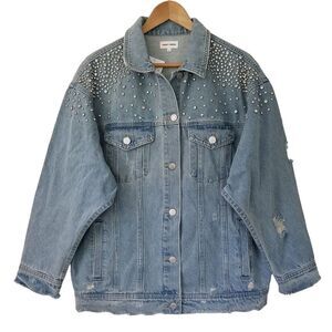 Sunset + Spring Embellished Denim Jacket Taylor swift lyrics, handmade